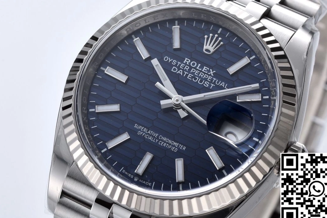 Blue Clean 36mm M126234 Factory Rolex Datejust Motif Dial 0707